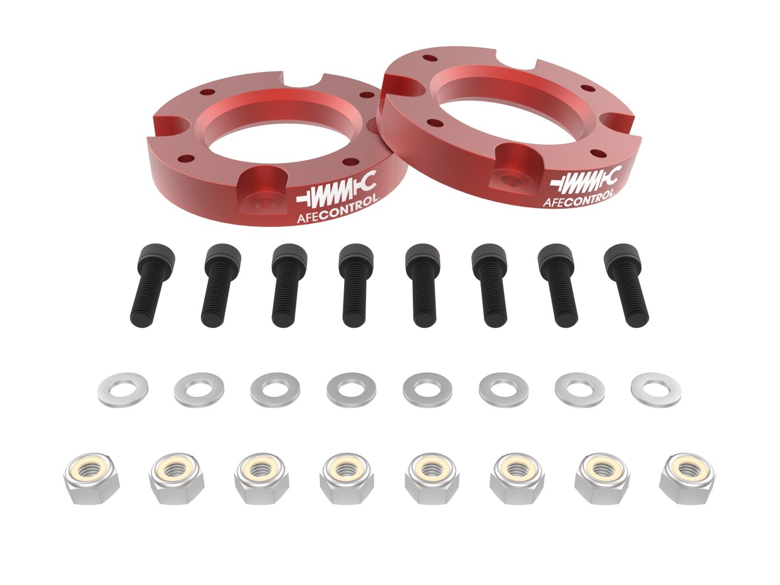 AFE aFe CONTROL 1.5 IN Leveling Kit Red (2024-2025 Tacoma) - 416-72T010-R