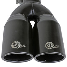 AFE MACH Force-Xp 409 Stainless Steel Clamp-on Exhaust Tip Black (2-1/2 IN Inlet x 3-1/2 IN Outlet X 12 IN L) - 49T25374-B12