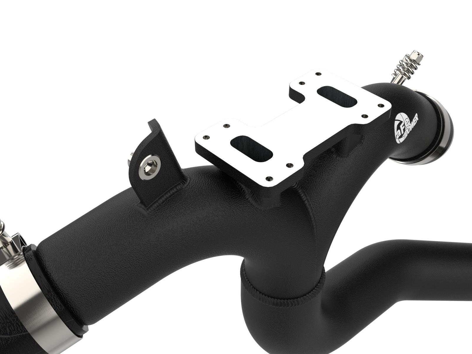AFE BladeRunner 3 IN Aluminum Hot and Cold Charge Pipe Kit Black (Kia Stinger 18-22 V6-3.3L (tt)) - 46-20504-B