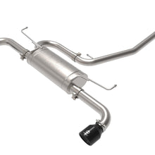 AFE Takeda 2-1/4 IN 304 Stainless Steel Cat-Back Exhaust System w/ Black Tip - 49-36053-B