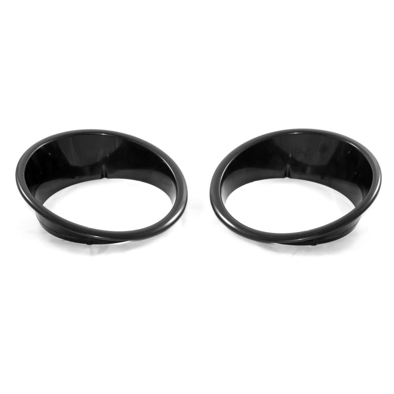 Rugged Ridge Headlight Bezel Kit Black; 07-18 Jeep Wrangler Jk - 12419.25