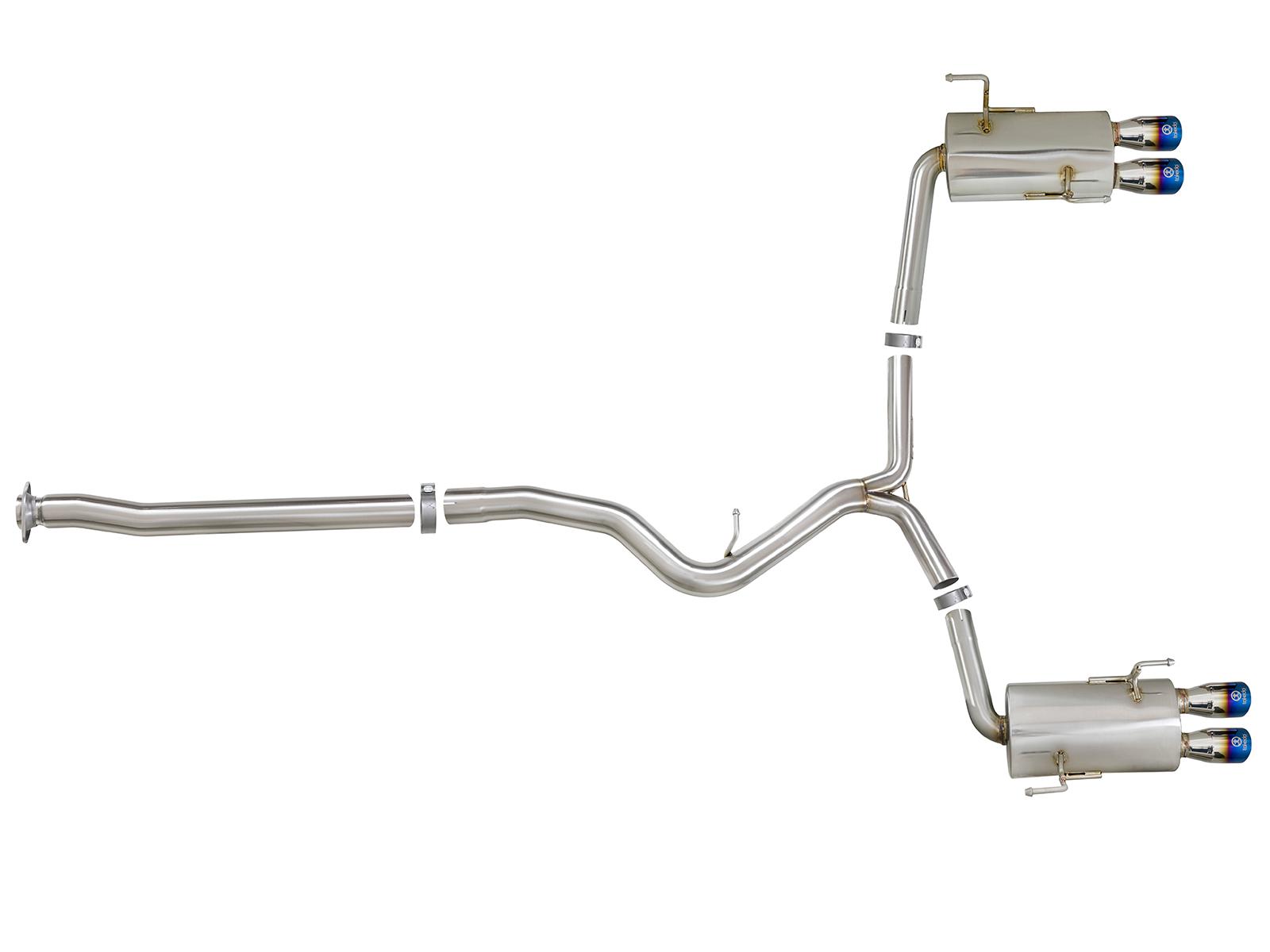 AFE Cat-Back Exhaust System (2015-2019 Subaru WRX Sti H4-2.0/2.5L (t)) - 49-36801-L