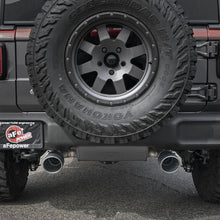 AFE Rebel Series Cat-Back Exhaust System w/ Black Tip (2018-2021 Wrangler) - 49-48096-B