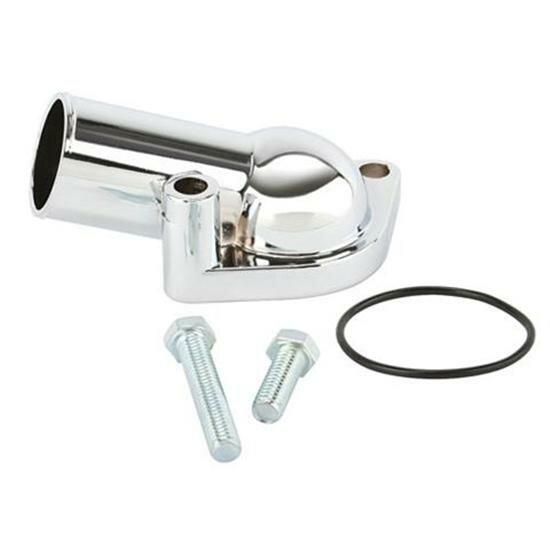 DeWitts Chrome Water Necks for 1966-86 Chevy, O-Ring Style - 32-9229