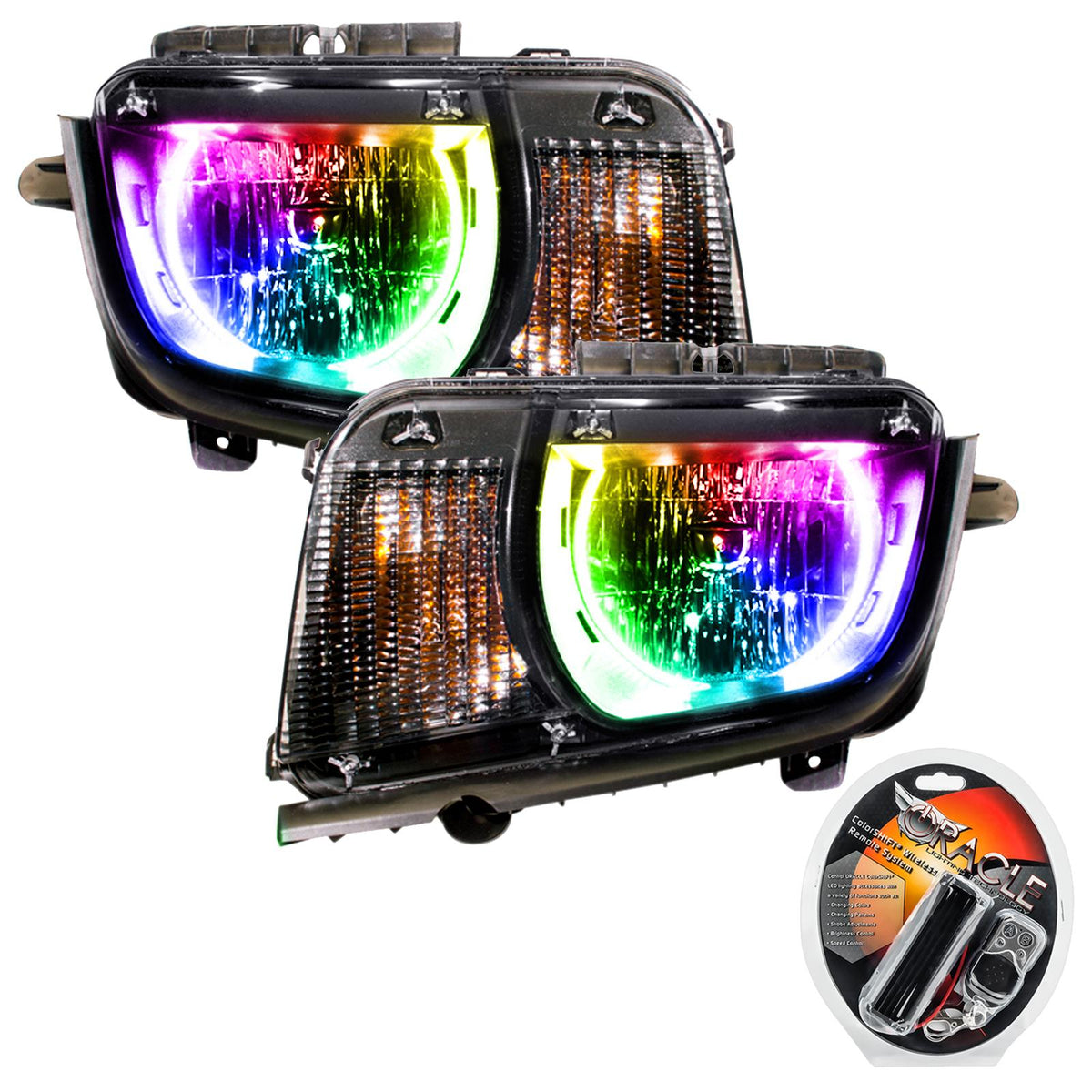 Oracle Lighting Smd Pre-Assembled Headlights, Colorshift (2010-2013 Camaro) - 7003-330
