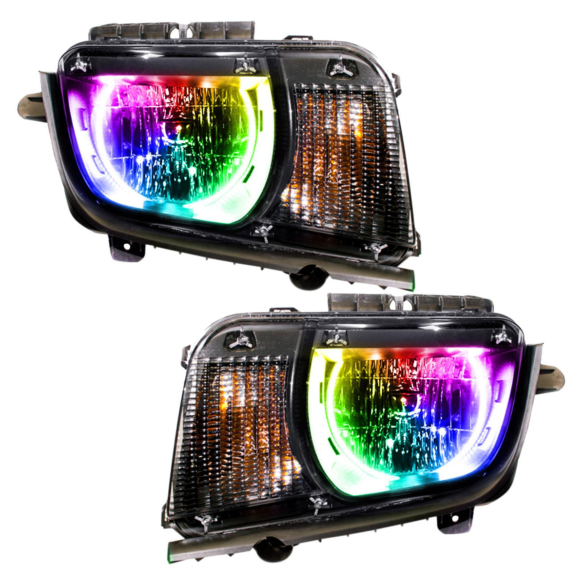 Oracle Lighting Smd Pre-Assembled Headlights, Colorshift - No Controller (2010-2013 Camaro) - 7003-334