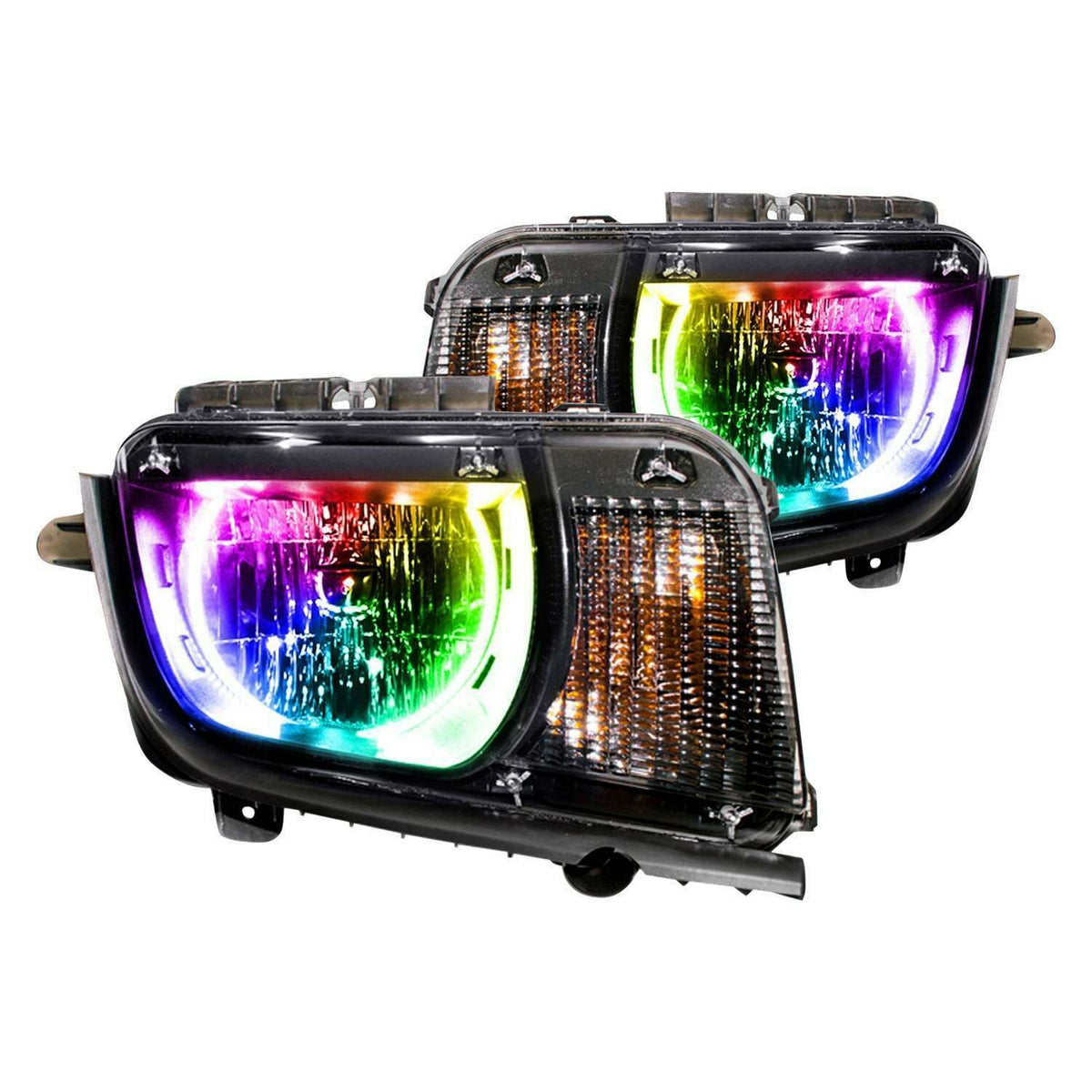 Oracle Lighting Oracle 2010-2013 Chevrolet Camaro Pre-Assembled Led Halo Headlights - (Non-RS) (2010-2013 Camaro LS, Camaro LT, Camaro SS, Camaro ZL1) - 7003-335