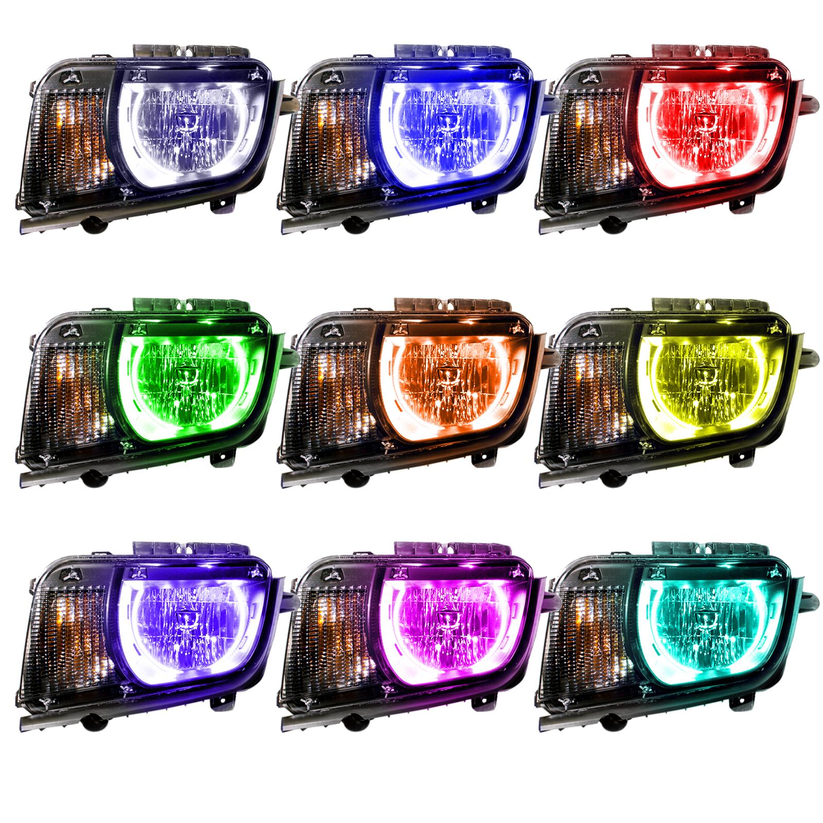 Oracle Lighting Smd Pre-Assembled Headlights, Colorshift - Simple (2010-2013 Camaro) - 7003-504