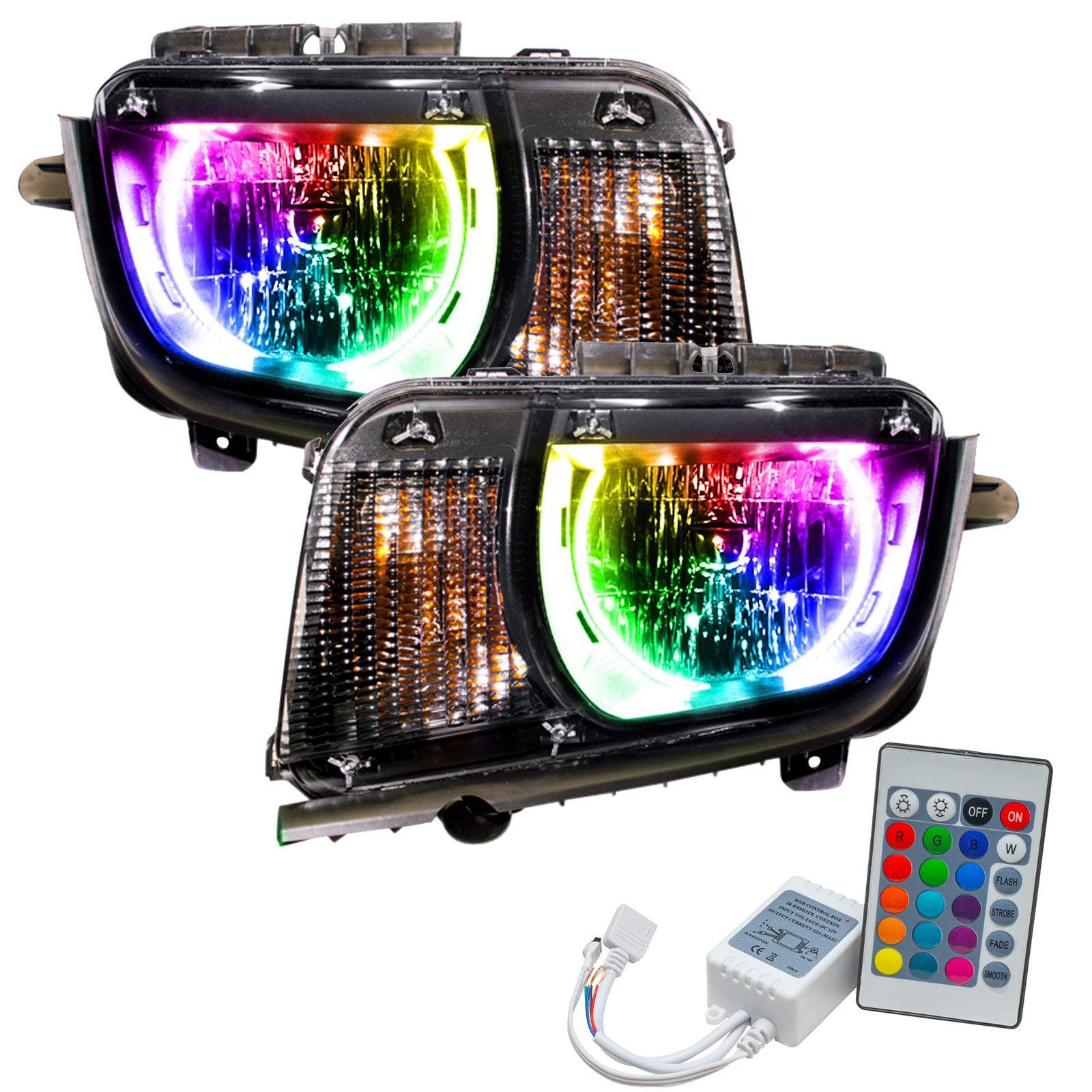 Oracle Lighting Smd Pre-Assembled Headlights, Colorshift - Simple (2010-2013 Camaro) - 7003-504