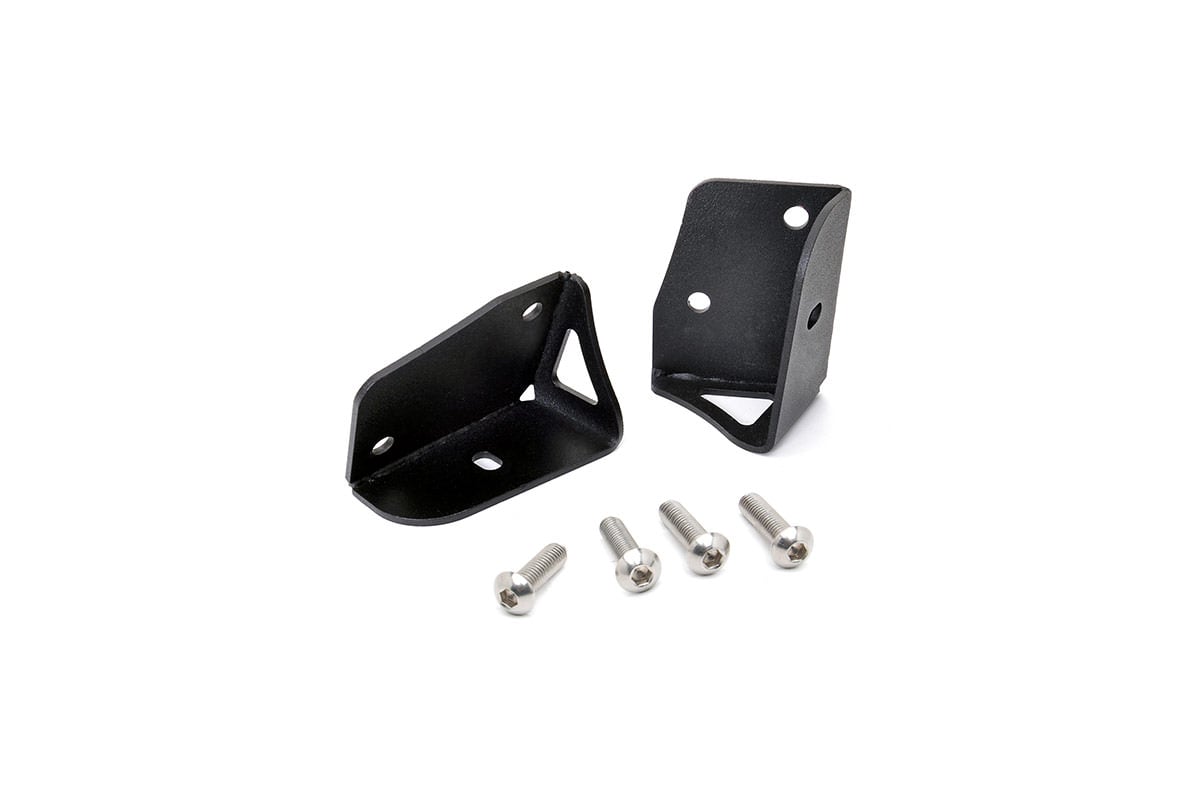 Rough Country Lower Windshield LED Light Mounts (Jeep TJ / LJ) (1997-2006 Wrangler) - 70043