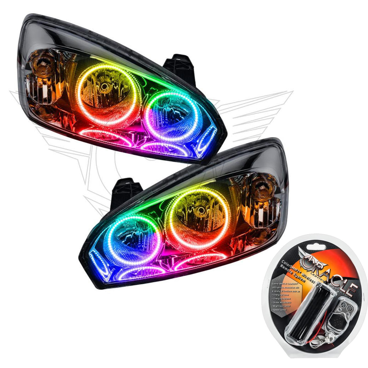 Oracle Lighting Smd Pre-Assembled Headlights, Colorshift (2004-2007 Malibu) - 7006-330