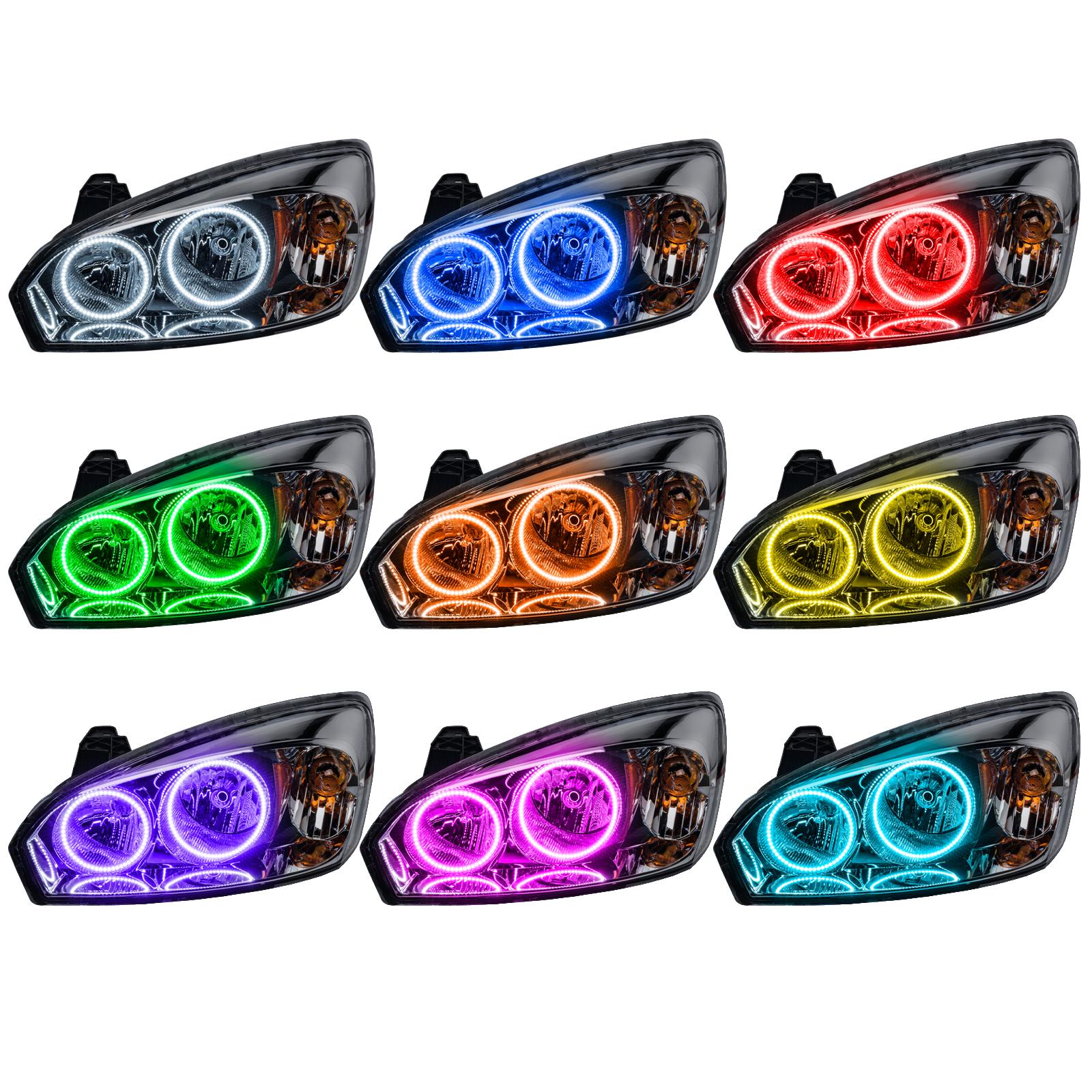 Oracle Lighting Smd Pre-Assembled Headlights, Colorshift - No Controller (2004-2007 Malibu) - 7006-334