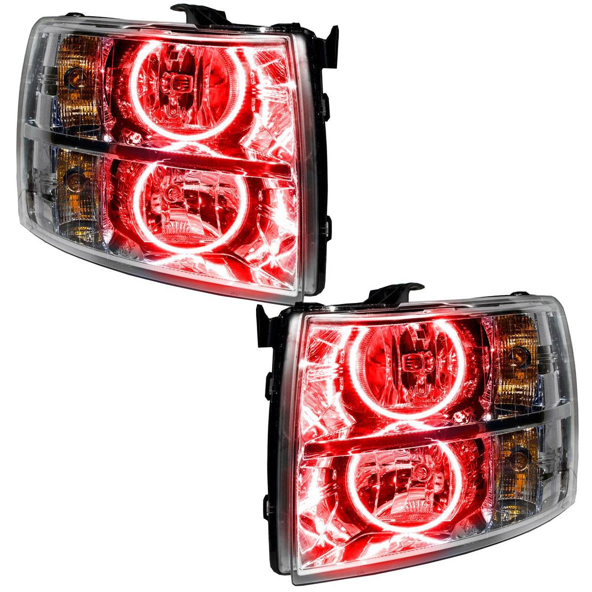 Oracle Lighting Smd Pre-Assembled Headlights, Round Style, Red - 7007-003