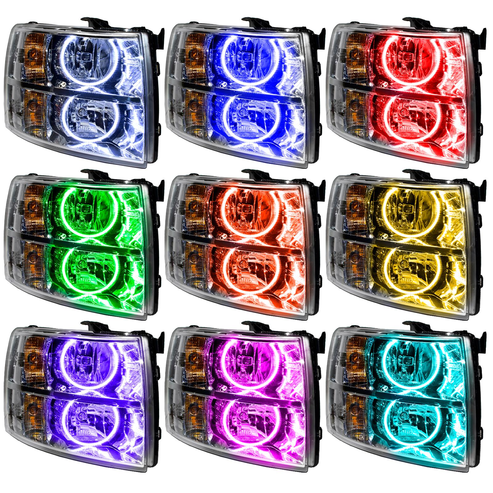 Oracle Lighting Smd Pre-Assembled Headlights, Round Style, Colorshift 2.0 - 7007-333