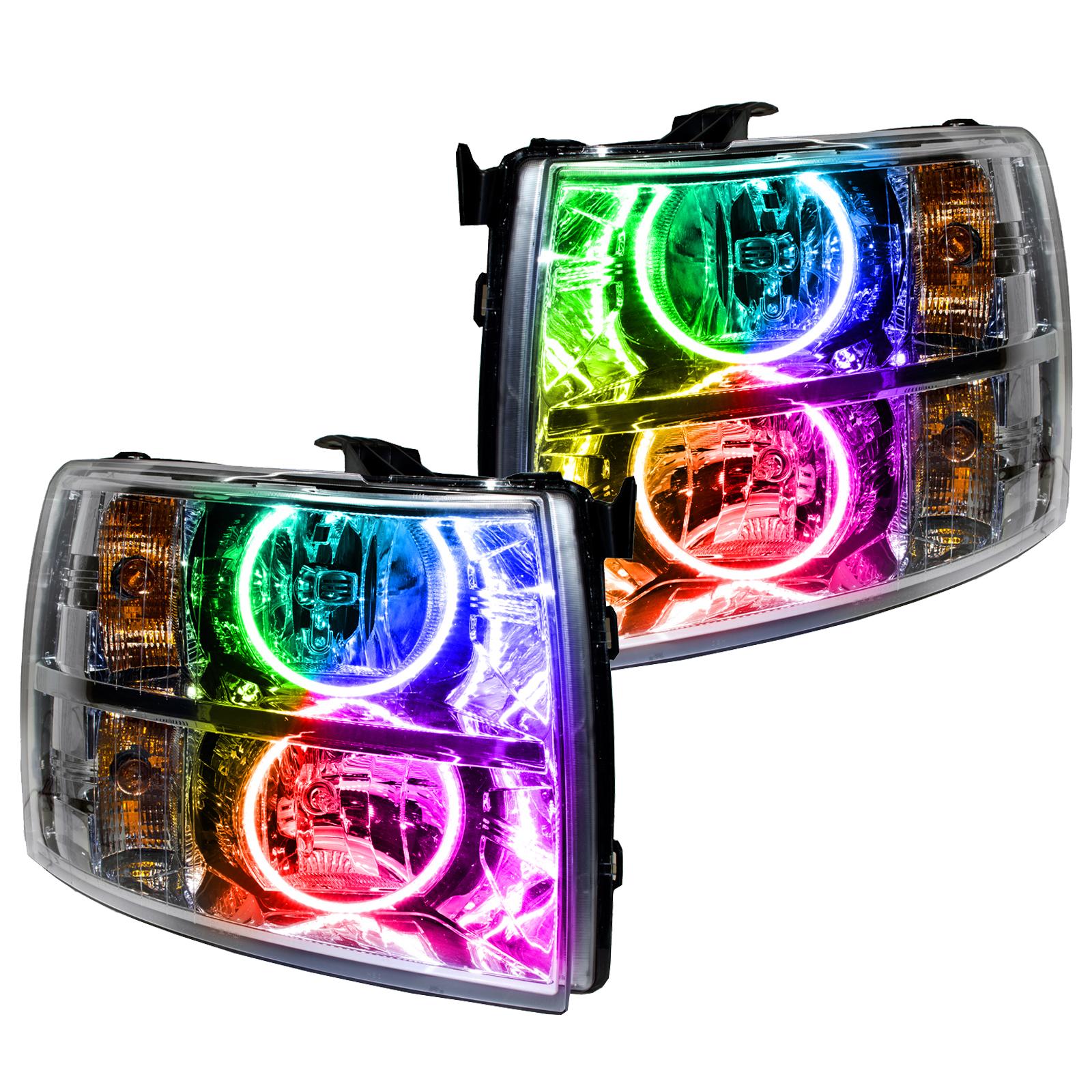 Oracle Lighting Smd Pre-Assembled Headlights, Round Style, Colorshift - No Controller - 7007-334
