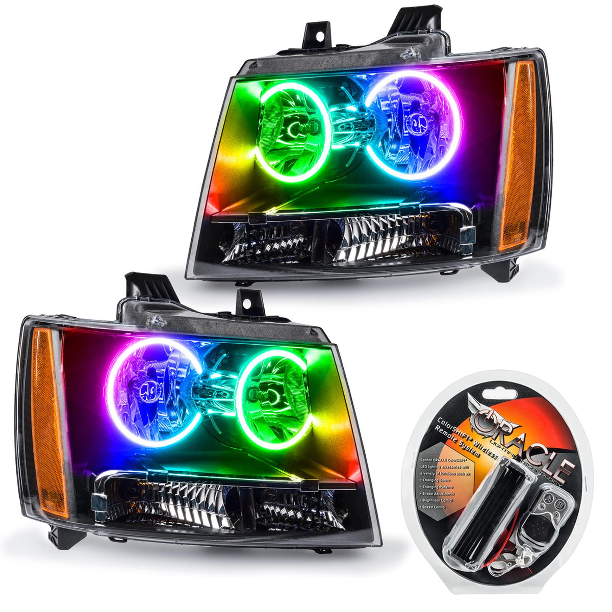 Oracle Lighting Smd Pre-Assembled Headlights, Colorshift (2007-2014 Suburban, Suburban 1500, Suburban 2500) - 7008-330