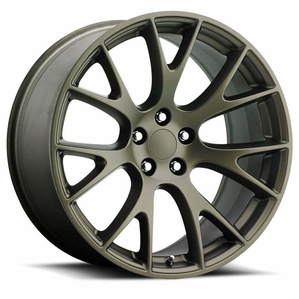 Factory Reproductions Hellcat Wheels 20X9.5 5X115 +15 HB 71.5 Hellcat Bronze With Cap FR Series 70 Factory Reproductions - 70095151517