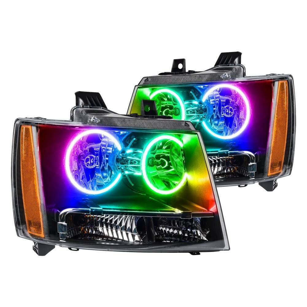 Oracle Lighting 2007-2014 Chevrolet Tahoe Pre-Assembled Led Halo Headlights (2010-2014 Tahoe Hybrid, Tahoe LS, Tahoe LT, Tahoe LTZ, Tahoe PPV, Tahoe SSV) - 7010-335