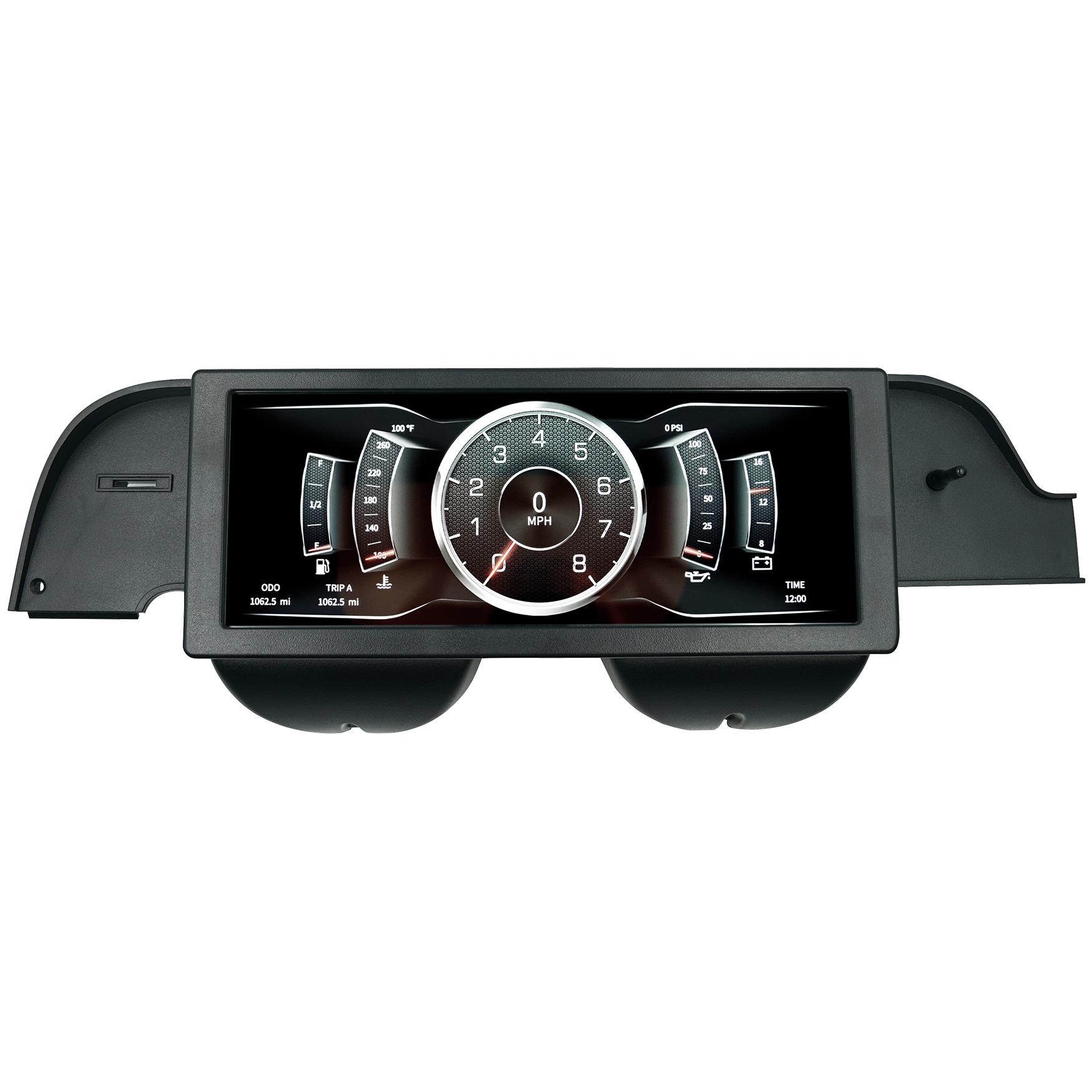 Auto Meter Invision LCD Dash Kit - Direct Fit (1967-1968 Mustang) - 7011