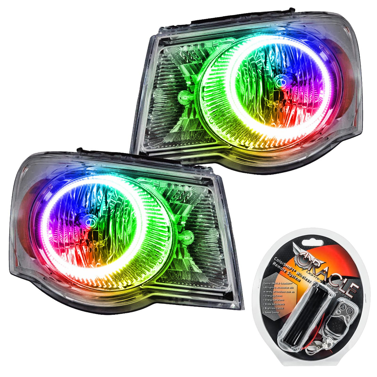 Oracle Lighting Smd Pre-Assembled Headlights, Colorshift (2007-2009 Aspen) - 7012-330