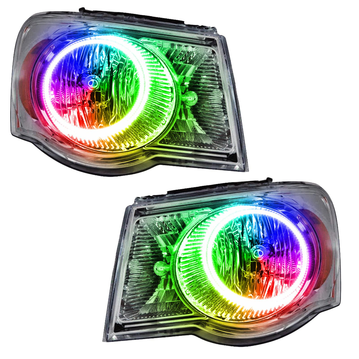 Oracle Lighting Smd Pre-Assembled Headlights, Colorshift - No Controller (2007-2009 Aspen) - 7012-334