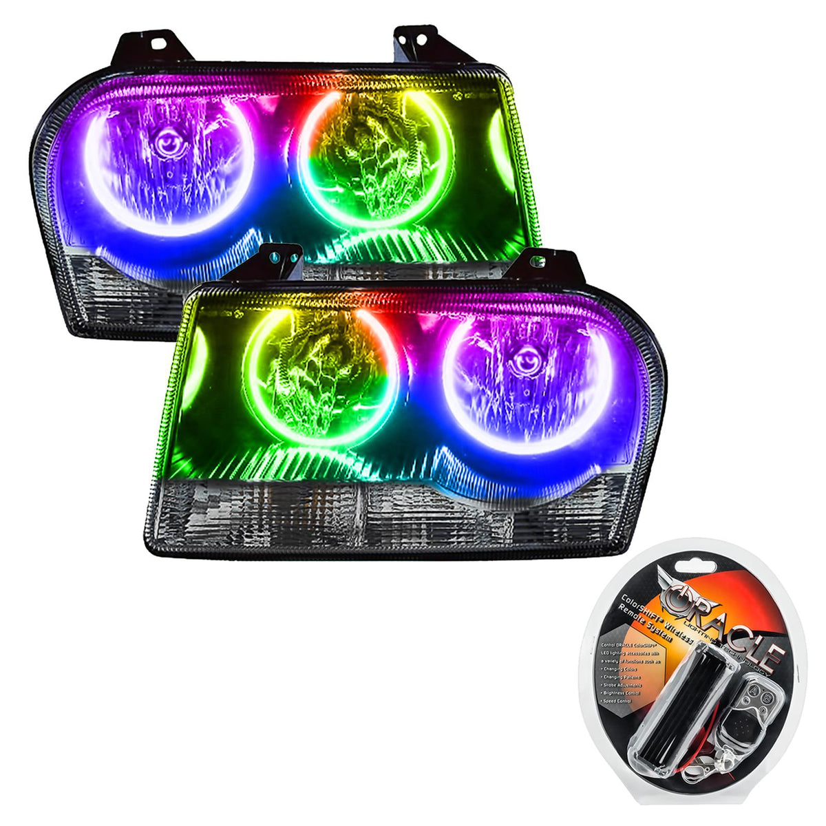 Oracle Lighting Smd Pre-Assembled Headlights, Colorshift (2005-2010 300) - 7016-330