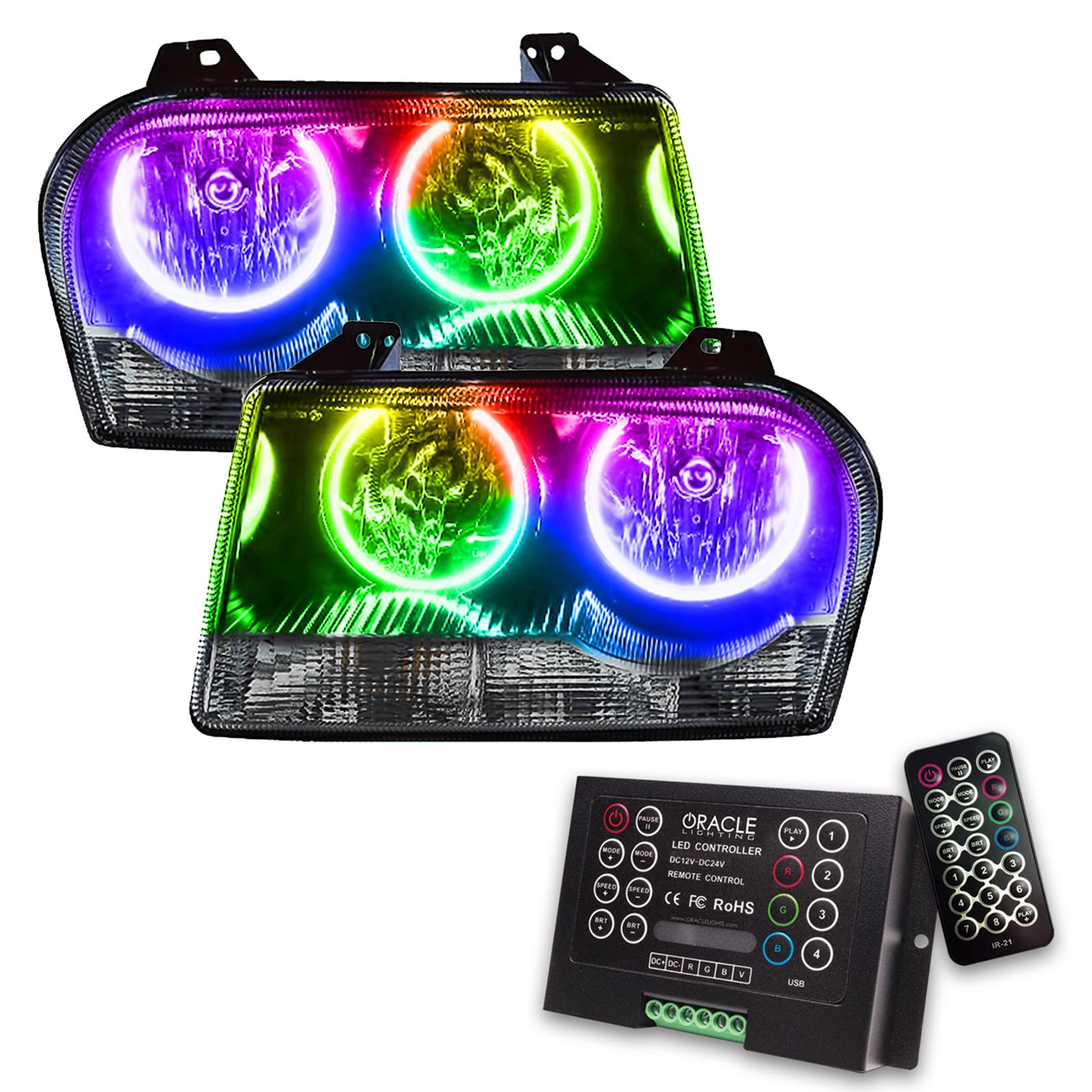 Oracle Lighting Smd Pre-Assembled Headlights, Colorshift 2.0 (2005-2010 300) - 7016-333