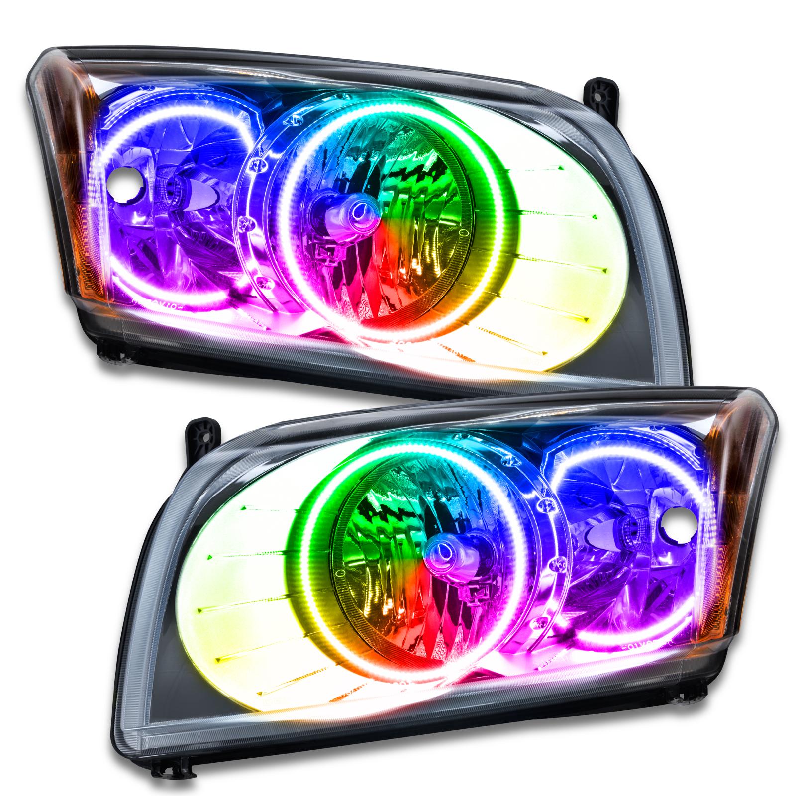 Oracle Lighting Smd Pre-Assembled Headlights, Colorshift - No Controller (2007-2012 Caliber) - 7018-334