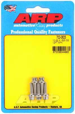 ARP 10-32 x .625 12pt SS bolts - 702-0625