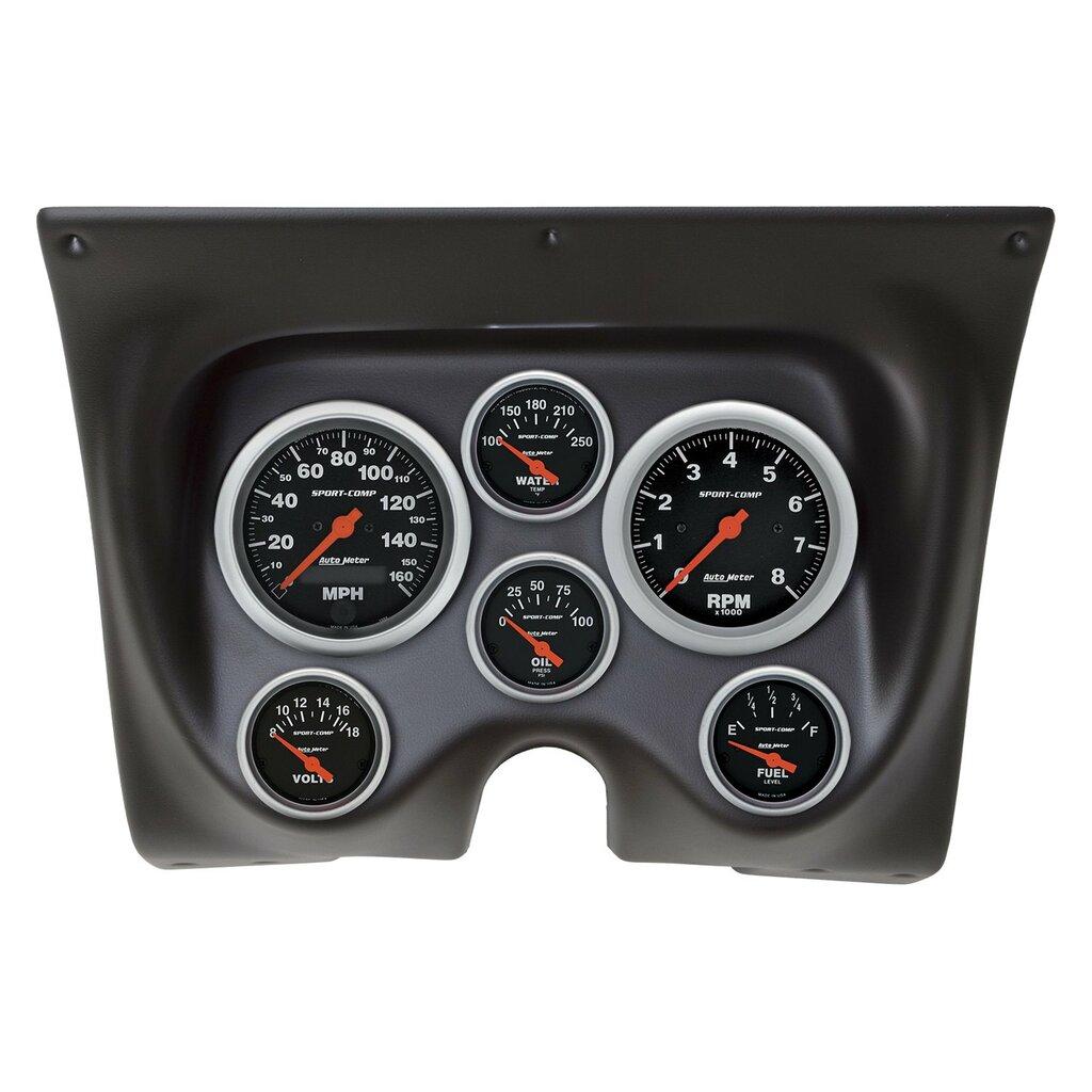 Auto Meter 6 GAUGE DIRECT-FIT DASH KIT, CAMARO/FIREBIRD 67-68, SPORT-COMP - 7020-SC