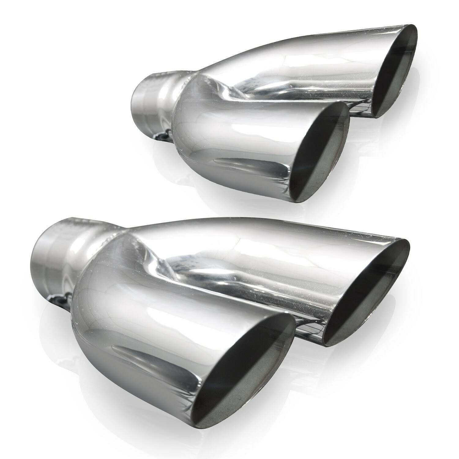 Stainless Works Y-Style 2" Slash Cut Tips - 7020200