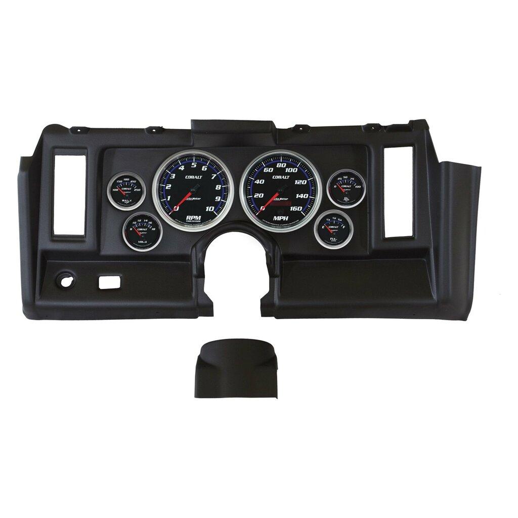 Auto Meter 6 GAUGE DIRECT-FIT DASH KIT, CAMARO 69, COBALT - 7021-CB