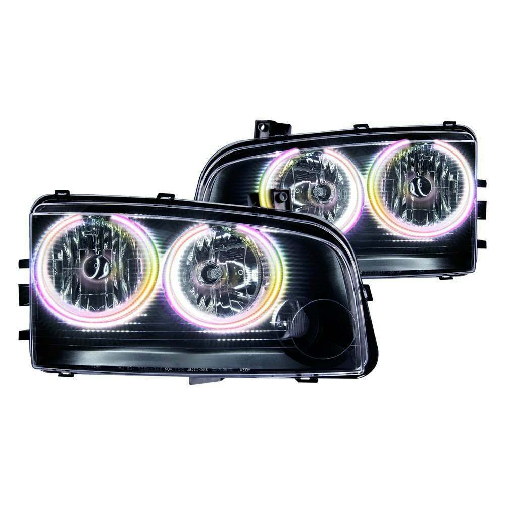 Oracle Lighting 2005-2010 Dodge Charger Pre-Assembled Led Halo Headlights - (Non-Hid) (2006-2010 Dodge Charger) - 7022-335