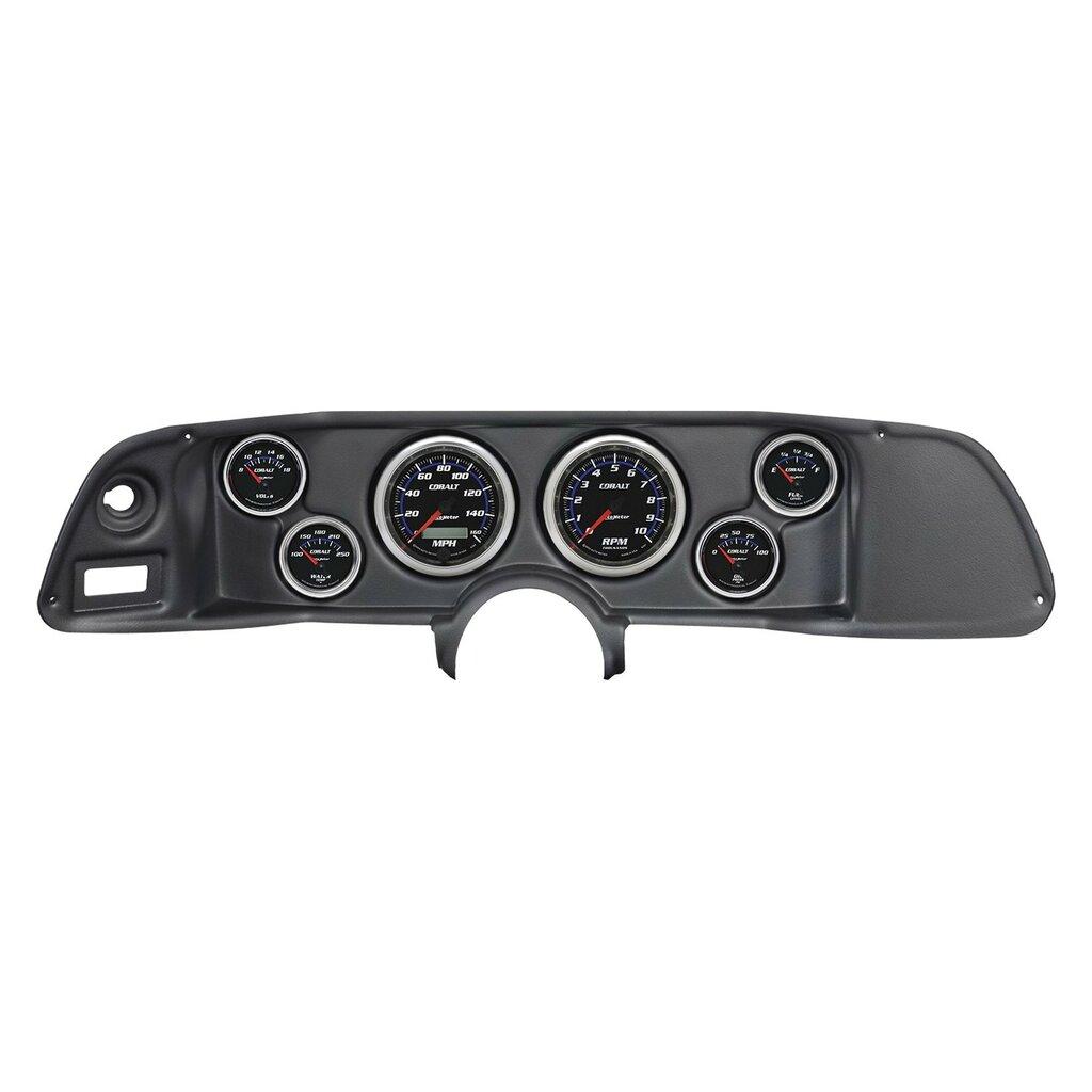 Auto Meter 6 GAUGE DIRECT-FIT DASH KIT, CAMARO 70-78, COBALT - 7022-CB