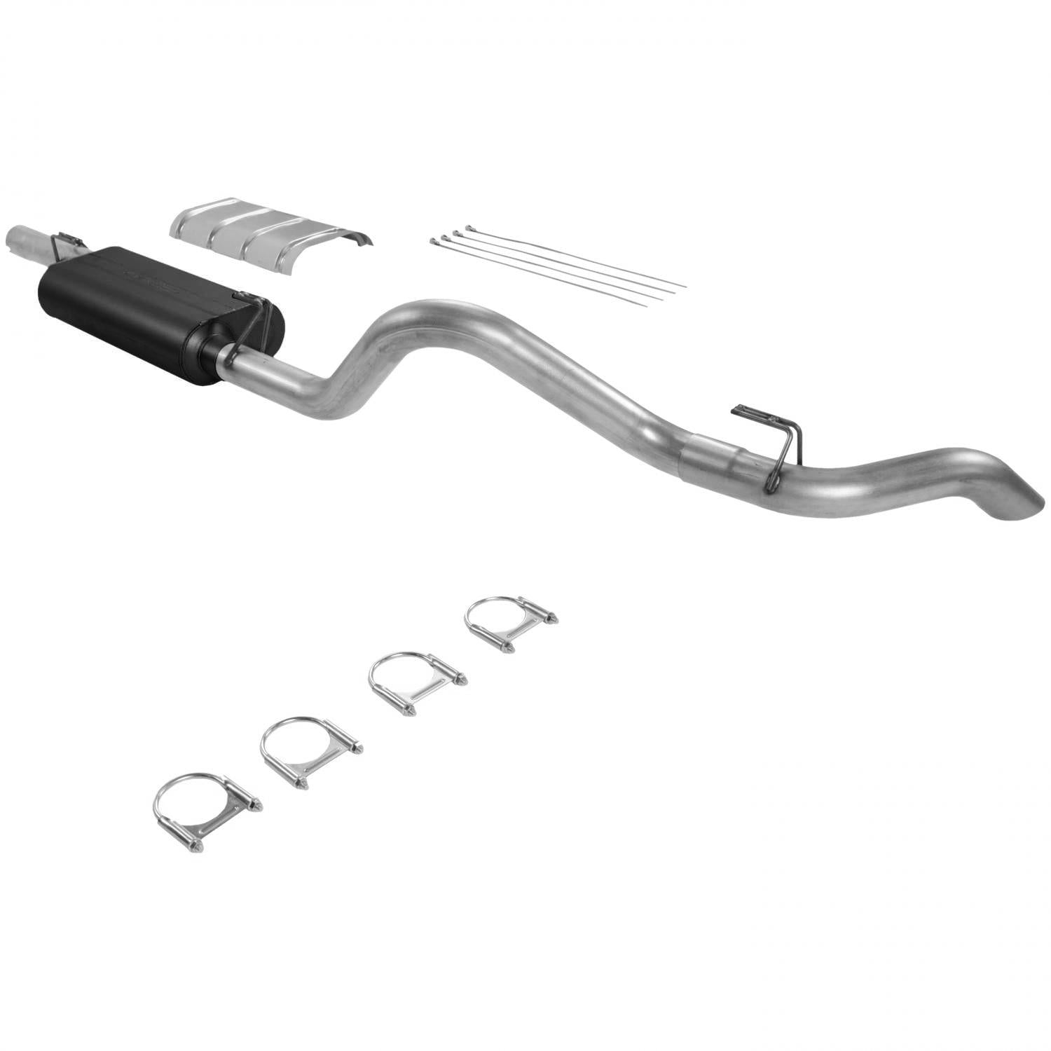 Flowmaster Cat-back System - Single Side Exit - Force II - Mild Sound