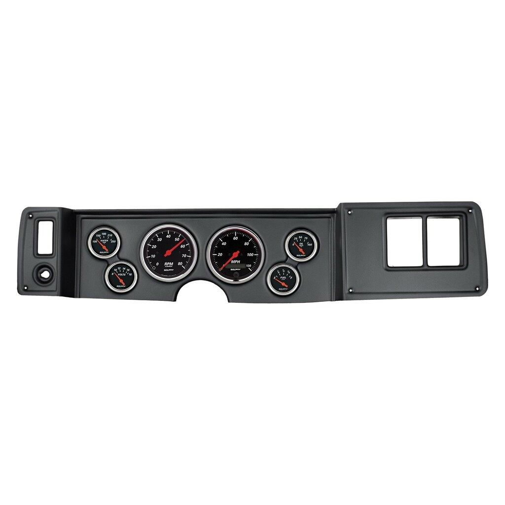 Auto Meter 6 GAUGE DIRECT-FIT DASH KIT, CAMARO 79-81, DESIGNER BLACK - 7023-DB