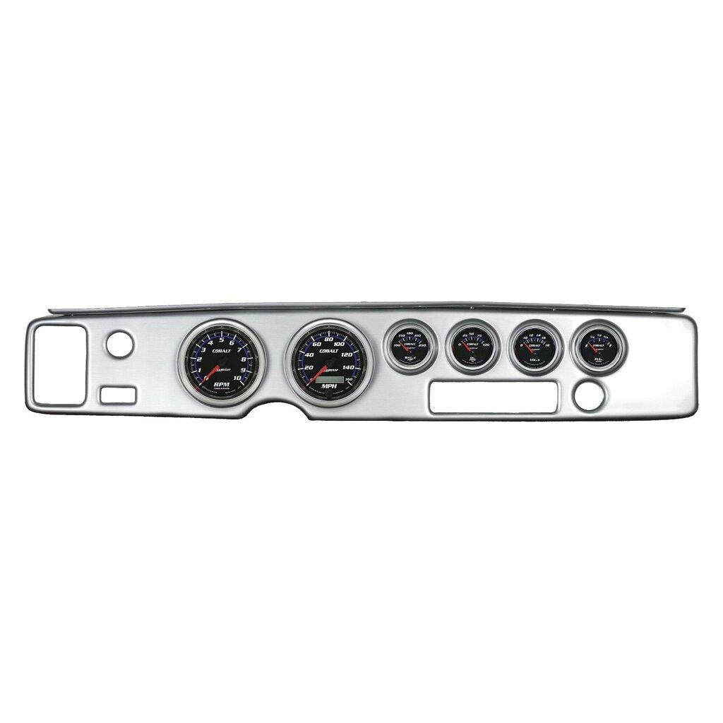 Auto Meter 6 GAUGE DIRECT-FIT DASH KIT, FIREBIRD 70-81, COBALT - 7028-CB