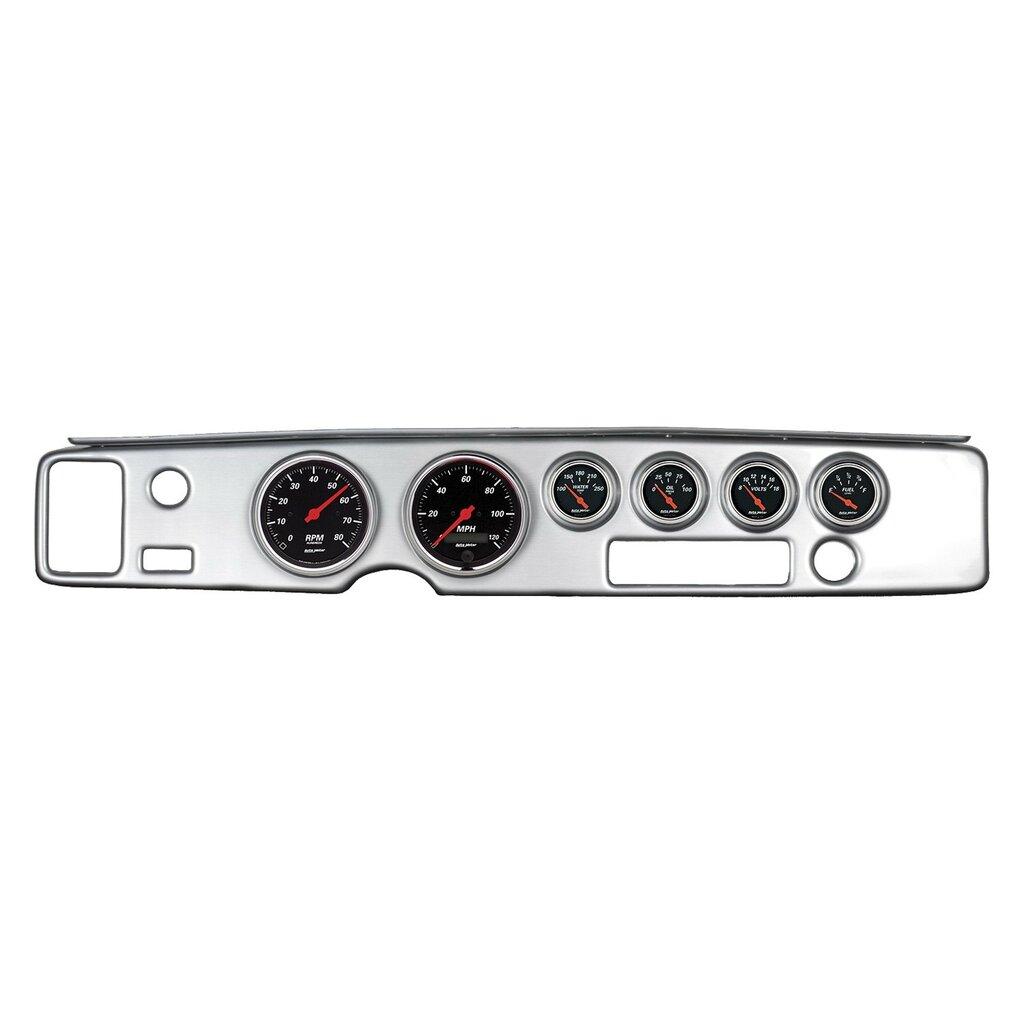 Auto Meter 6 GAUGE DIRECT-FIT DASH KIT, FIREBIRD 70-81, DESIGNER BLACK - 7028-DB