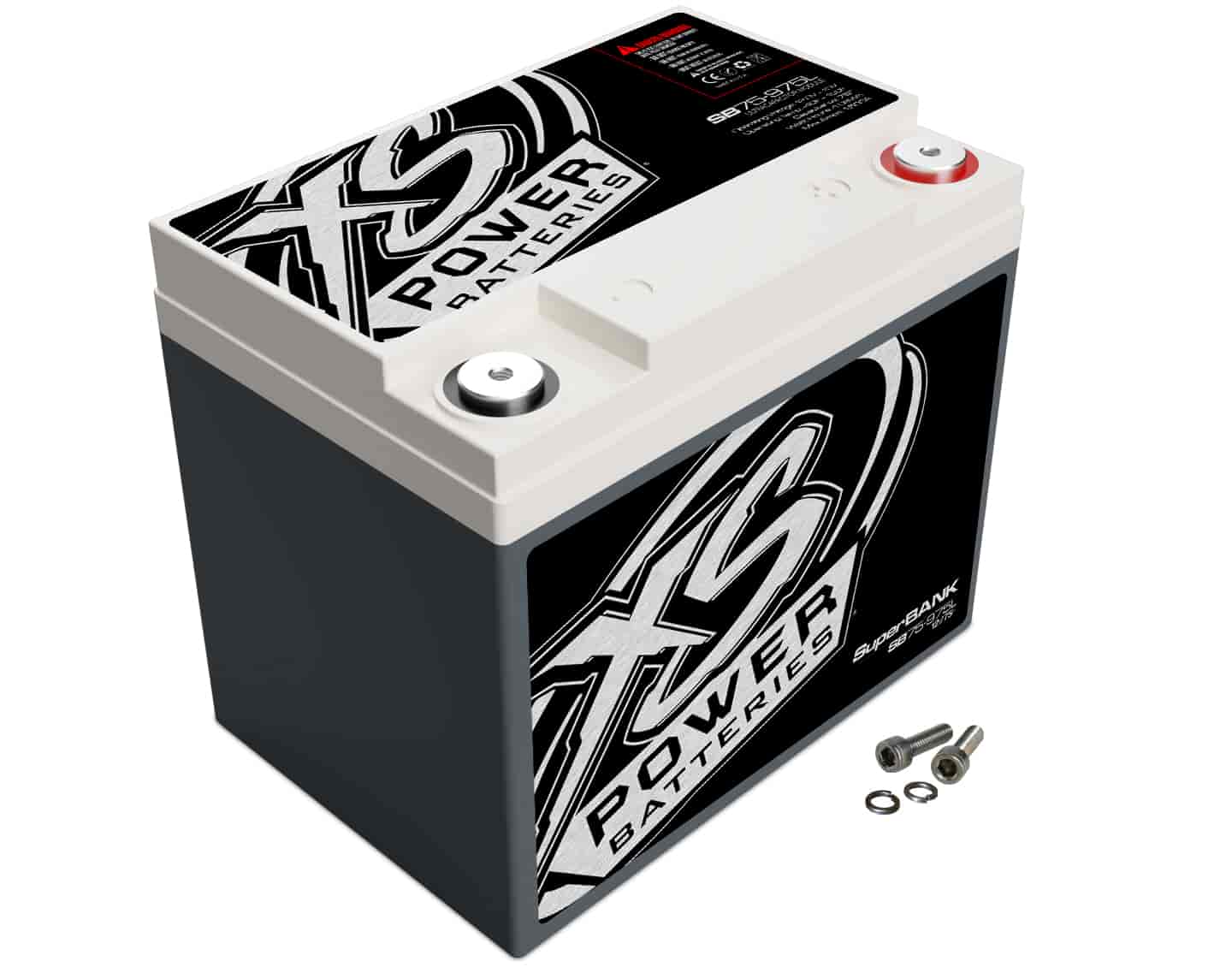 XS Power 12V Powersports Super Bank Capacitor Modules - M6 Terminal Bolts Included - SB75-975L