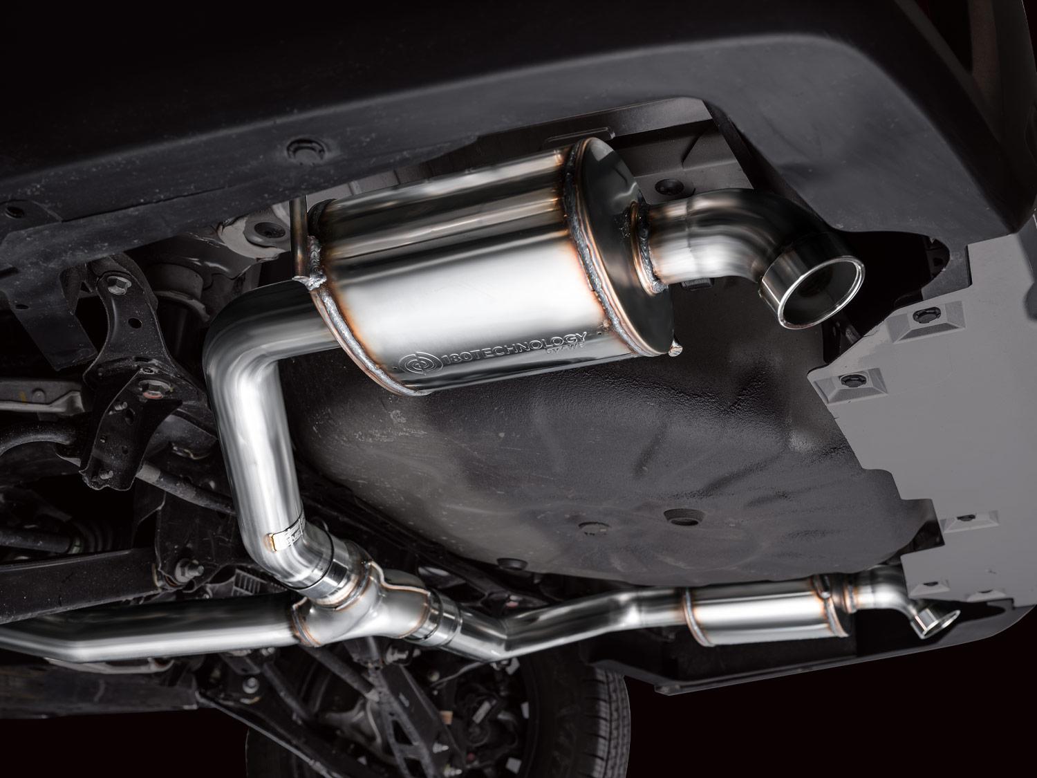 AWE 0FG Exhaust - Dual BashGuards (2020+ Subaru Outback 2.4T) - 3015-38246