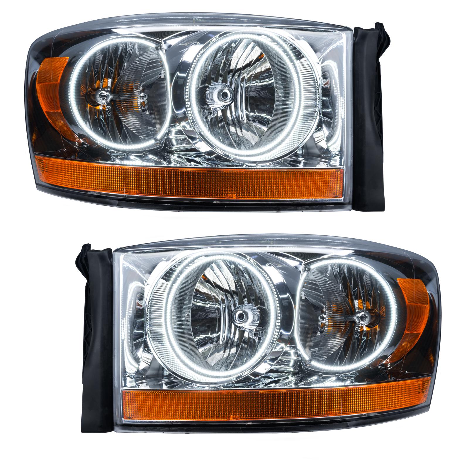 Oracle Lighting Smd Pre-Assembled Headlights, White (2006-2006 Ram 1500, Ram 2500, Ram 3500, Ram 4000) - 7032-001