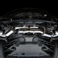 AWE Touring Edition Exhaust - Quad Diamond Black Tips (2020-2024 Corvette C8) - 3015-43159
