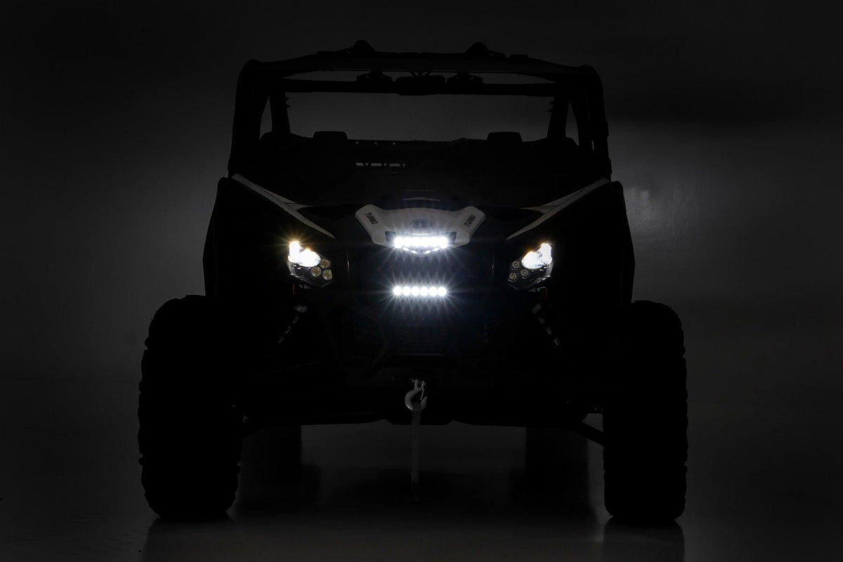 Rough Country 6 Inch Black Series LED Light Bar Slim Line - 70416ABL