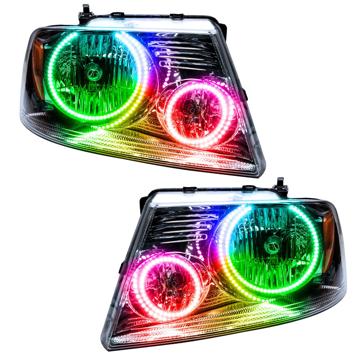 Oracle Lighting Smd Pre-Assembled Headlights, Colorshift - No Controller (2005-2008 F-150) - 7043-334