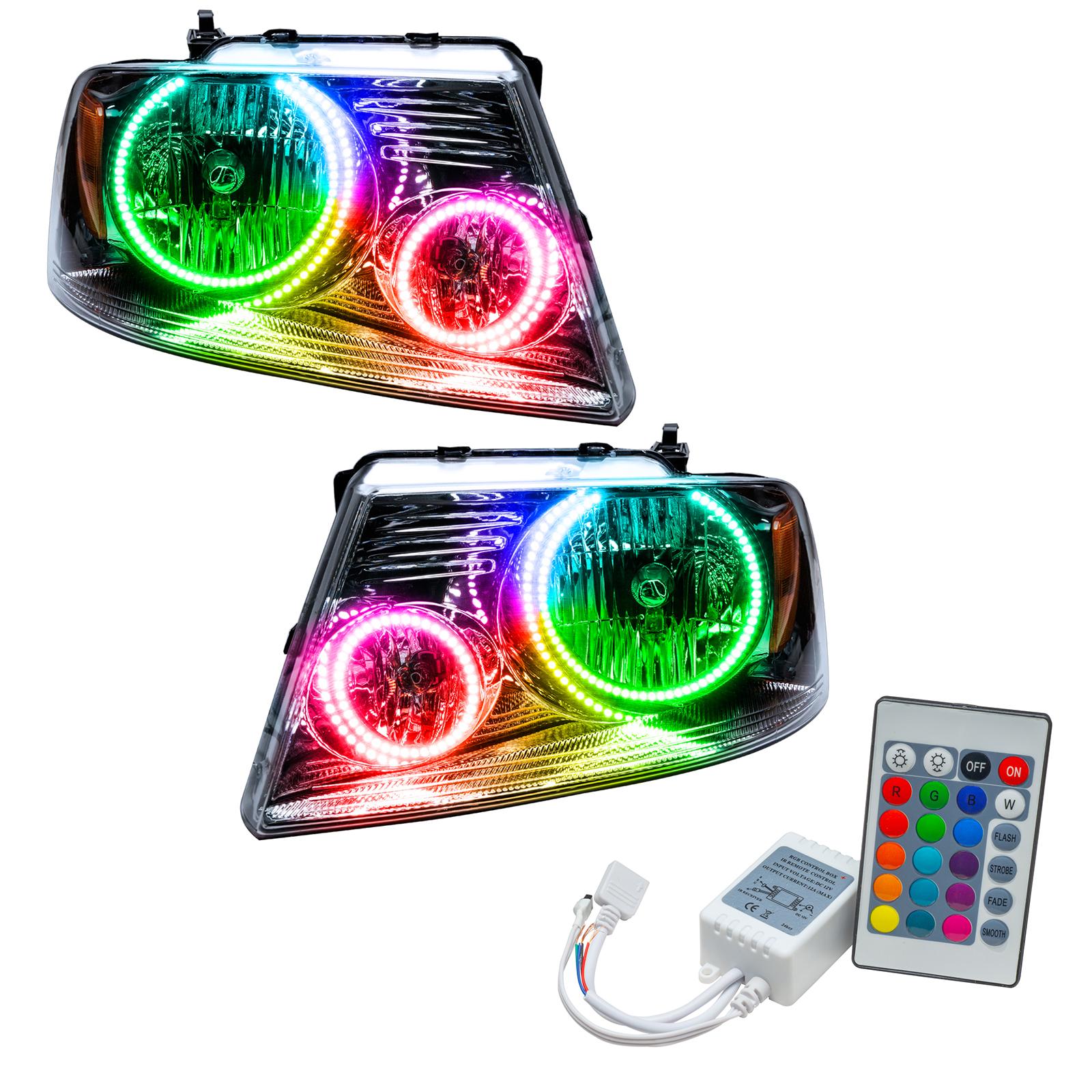 Oracle Lighting Smd Pre-Assembled Headlights, Colorshift - Simple (2005-2008 F-150) - 7043-504