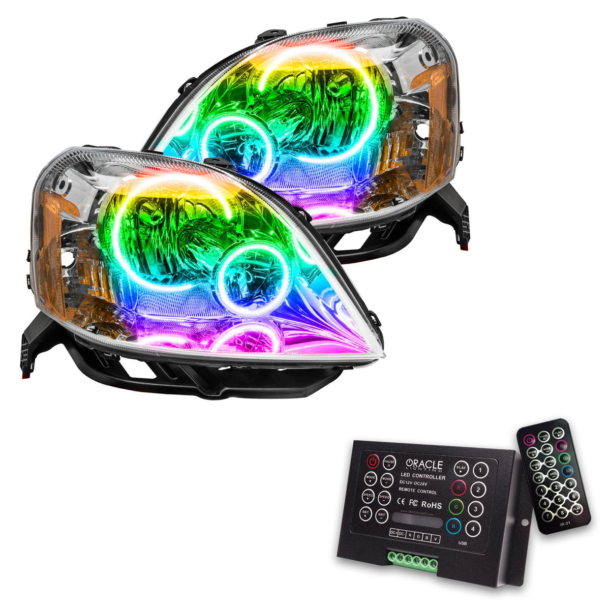 Oracle Lighting Smd Pre-Assembled Headlights, Colorshift 2.0 (2005-2007 Five Hundred) - 7047-333