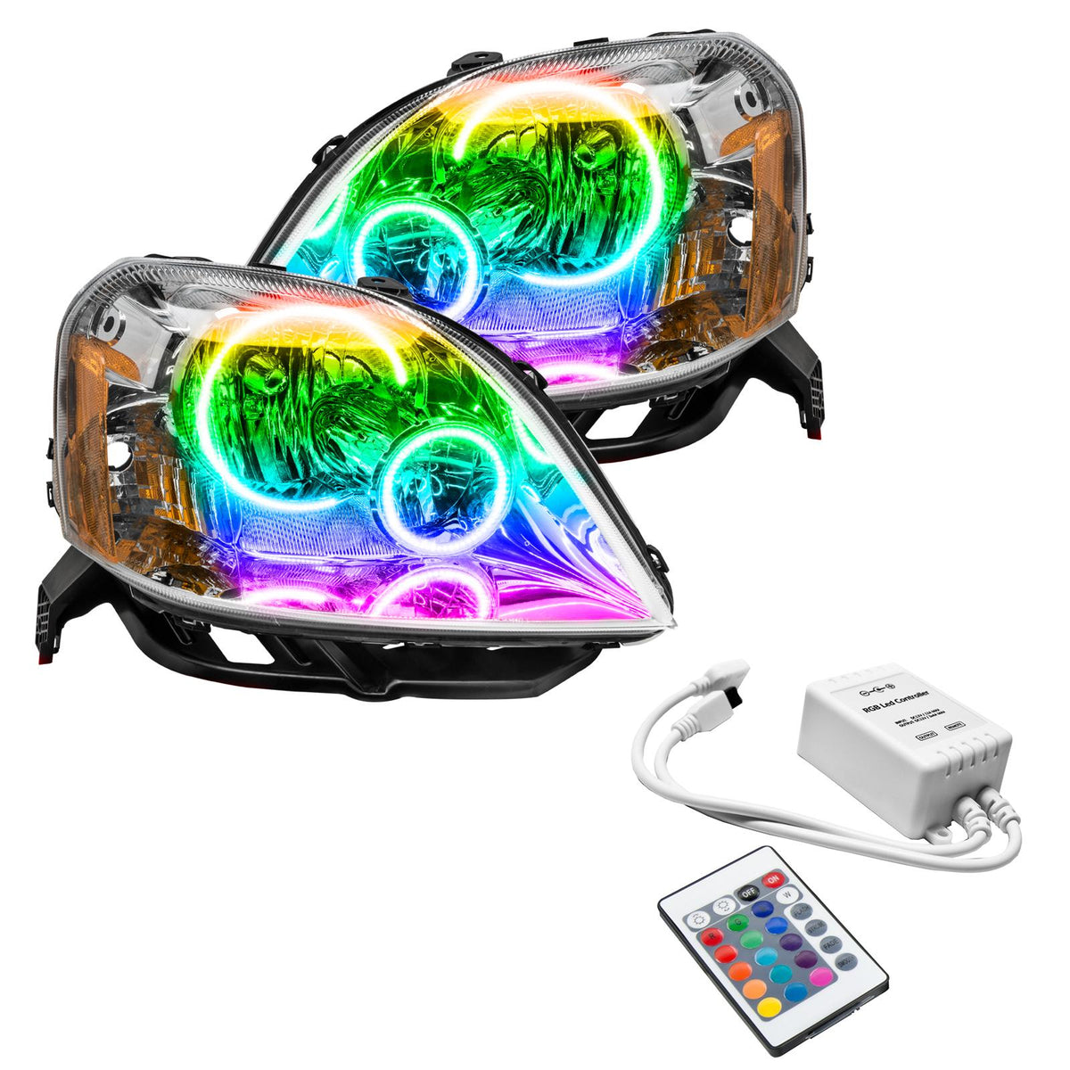 Oracle Lighting Smd Pre-Assembled Headlights, Colorshift - Simple (2005-2007 Five Hundred) - 7047-504