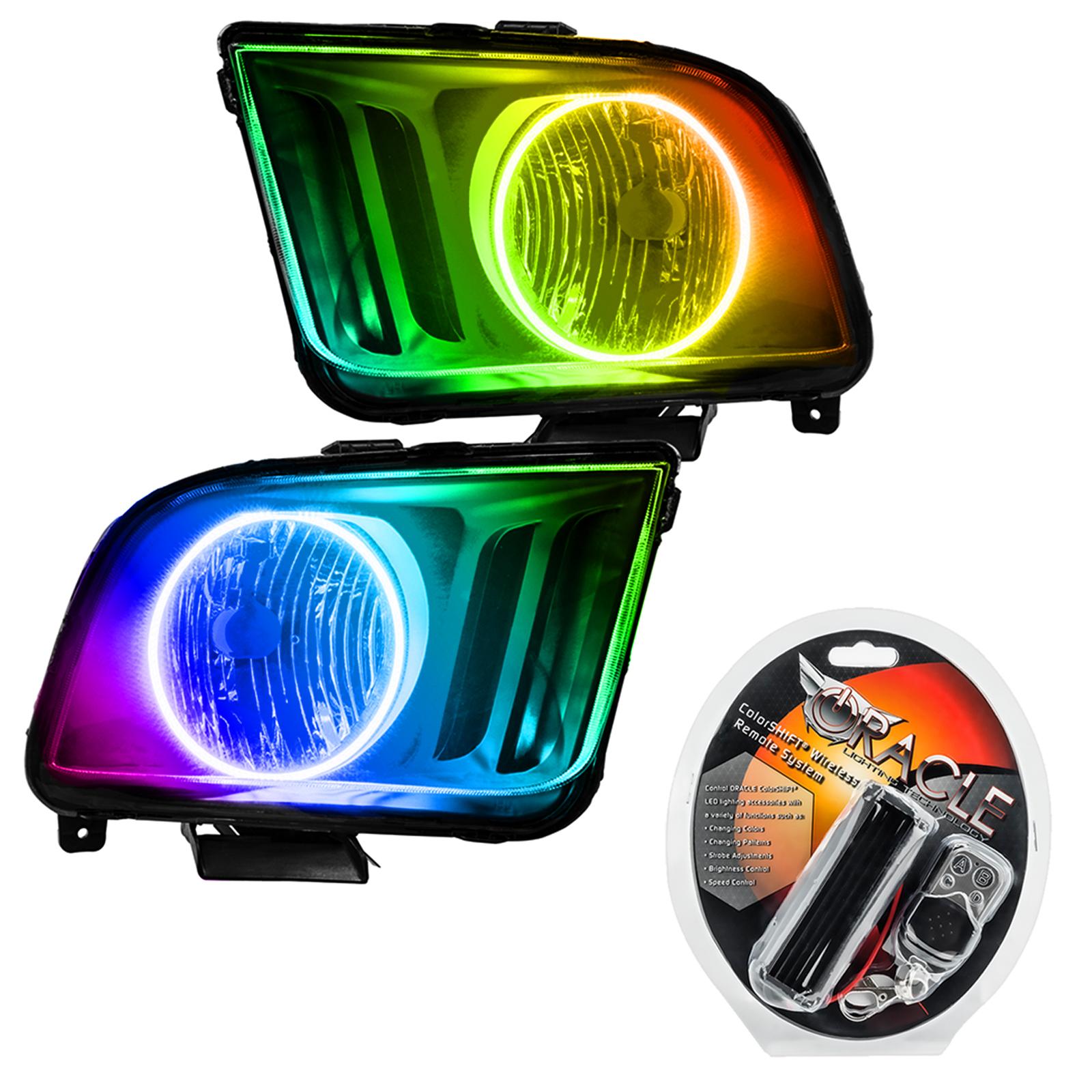 Oracle Lighting Smd Pre-Assembled Headlights, Colorshift (2005-2009 Mustang) - 7048-330