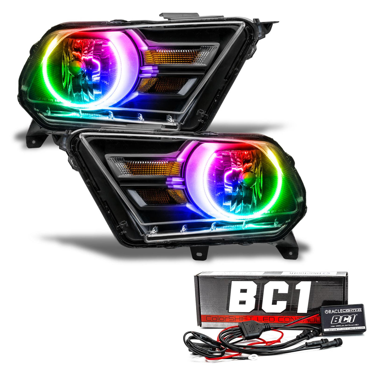 Oracle Lighting Smd Pre-Assembled Headlights, Non-Hid, Colorshift Bc1 - 7050-335
