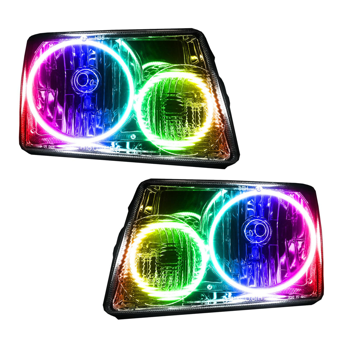 Oracle Lighting Smd Pre-Assembled Headlights, Colorshift (2001-2011 F-100 Ranger, Ranger) - 7052-330